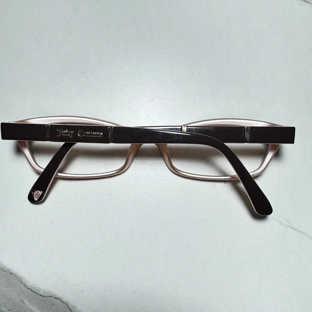 Juicy Couture Berkin ERN 135 Black Rose Gold Eyeglasses Frames Queen Everything